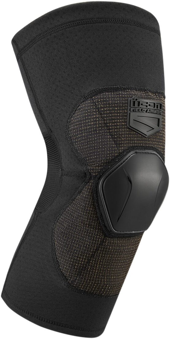 ICON Field Armor Compression Knee Guards XL Black
