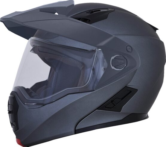 AFX FX-111DS Dual Sport Helmet Frost Gray XL Unisex - Image 4