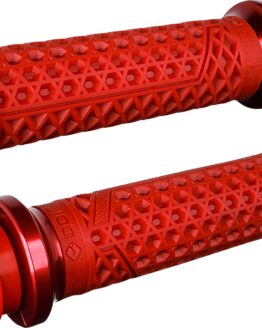 ODI Vans V-Twin Lock-On Grips 1in Dark Red/Red For Harley-Davidson