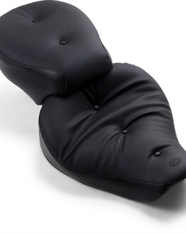 Regal Pillow Vinyl 2-Up Seat - Black