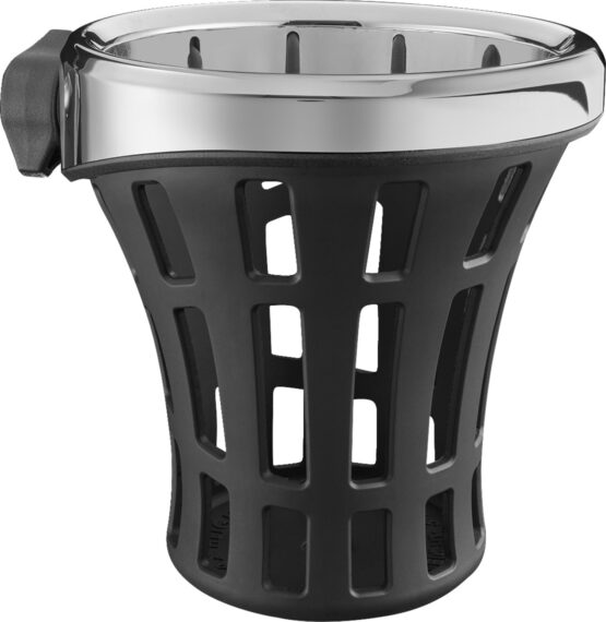 CIRO Gen 2 Big Ass Drink Holder Chrome Passenger Mount For Harley
