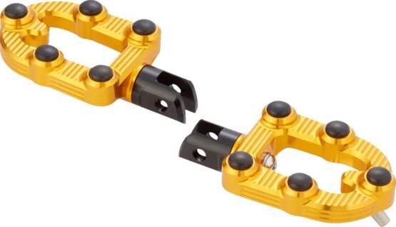 Arlen Ness MX Footpegs Gold Without Mounts - Image 2