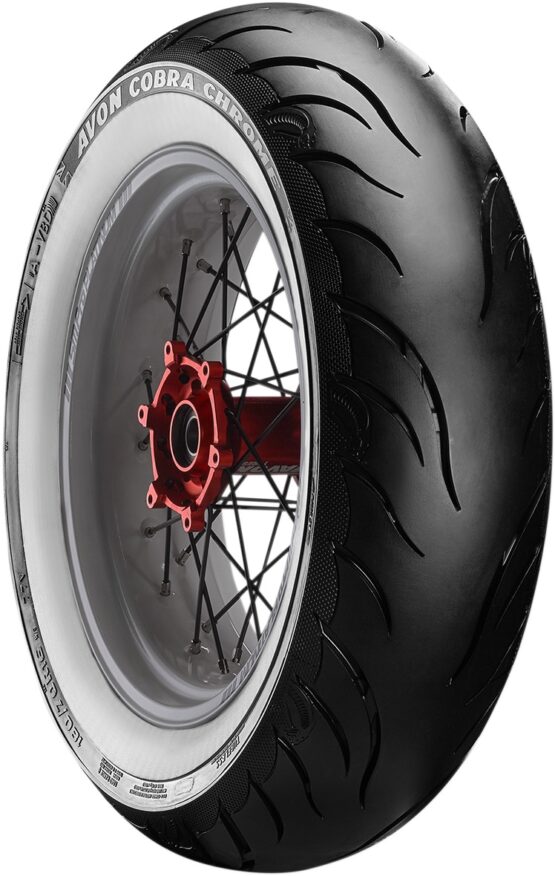 Tire - Cobra Chrome AV92 - Rear - 150/80R16 - Wide Whitewall - 71V - Image 2