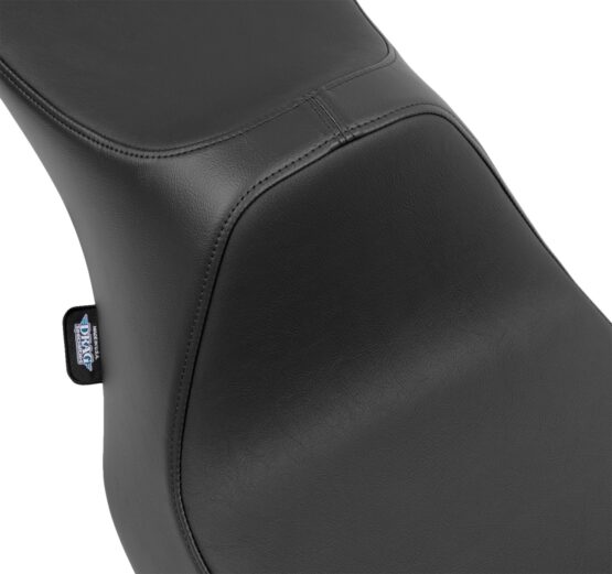 Drag Specialties Predator III 2-Up Seat Smooth Black For Harley FLT/FLH 23-24 - Image 4