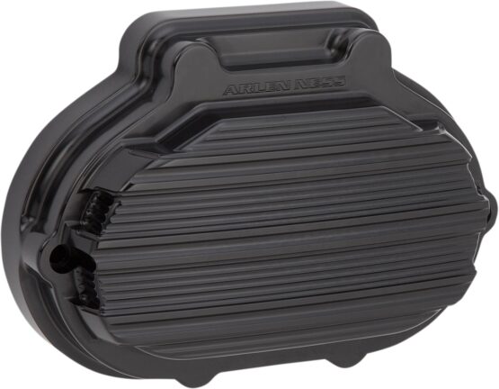 10-Gauge Transmission Side Cover Black 03-826 for '14-up Touring w/ fairing