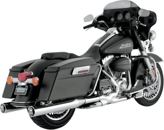 Monster Round Chrome Slip On Exhaust