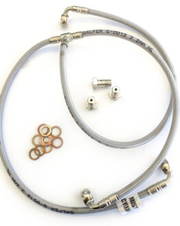 Stainless Steel Front Brake Line Kit - 3 Lines