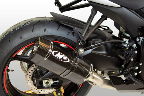Tech 1 Carbon Fiber Full Exhaust w/ Stainless Tubing