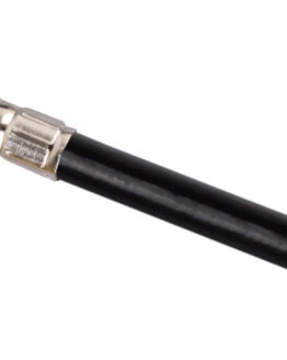 +4" Front Stainless Steel Brake Lines - Black Lines & Standard Banjos