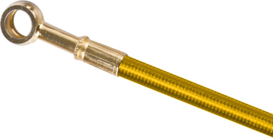 *NOS* Gold Stainless Steel Front 2-Lines Brake Line Kit