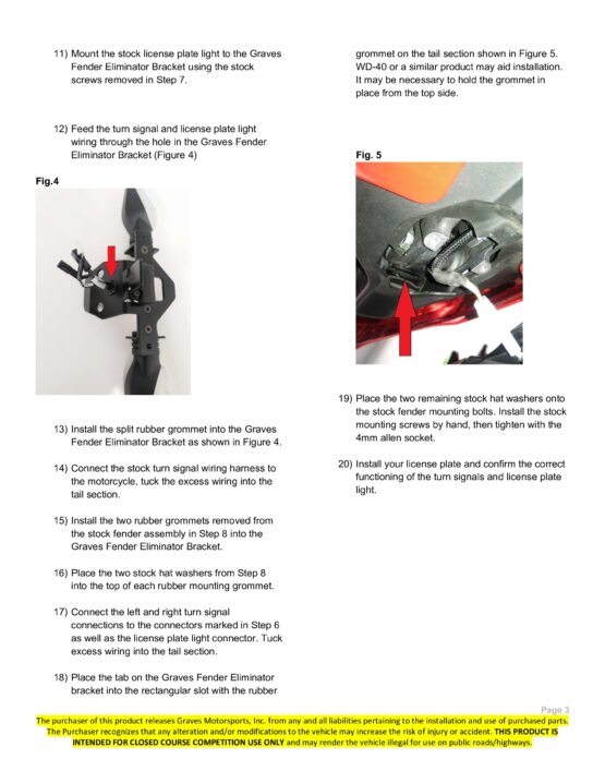 Fender Eliminator Kit - Image 4