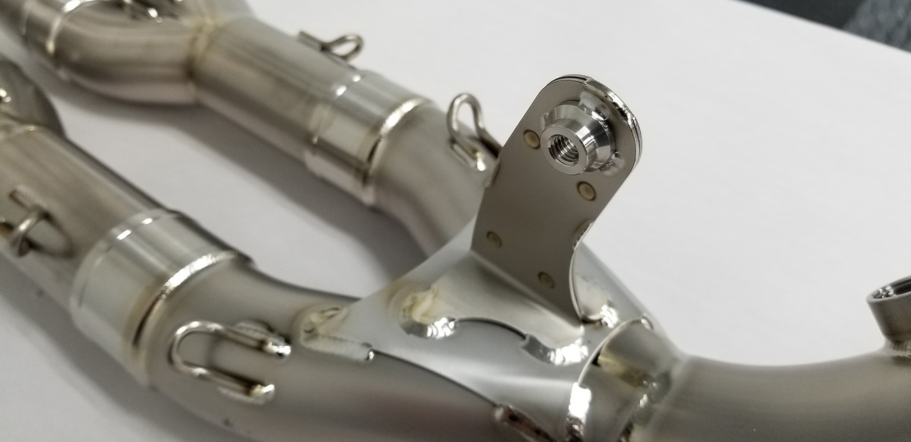 Yamaha R1 Full Titanium Exhaust System with Titanium 200mm Silencer - Image 5