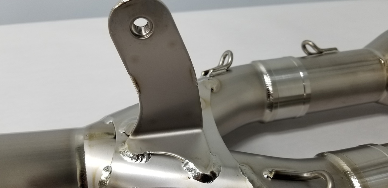 Yamaha R1 Full Titanium Exhaust System with Titanium 200mm Silencer - Image 6