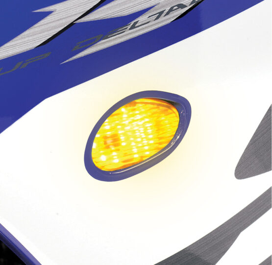 Pair of LED Flush Mount Turn Signals - Clear Lens - Image 2