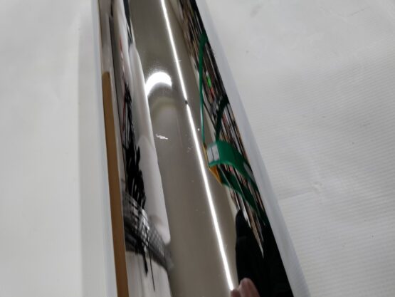 Scratch & Dent 4" Racing Chrome Right Side Slip On Exhaust Muffler - Image 2