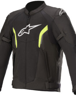 Alpinestars AST V2 Air Jacket Black Yellow Fluorescent 3X