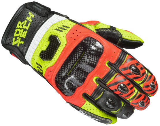 Cortech Revo Sport ST Gloves Red Hi-Viz Small