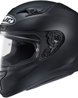 i10 Semi-Flat Black Full-Face Street Motorcycle Helmet Large