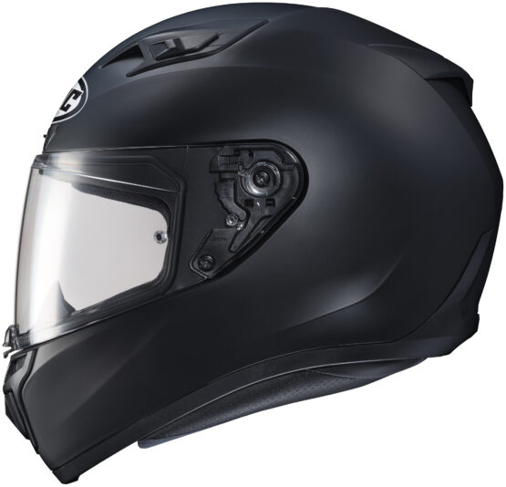 i10 Semi-Flat Black Full-Face Street Motorcycle Helmet Large - Image 4