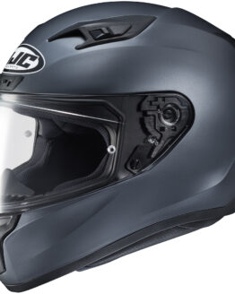 i10 Semi-Flat Anthracite Full-Face Street Motorcycle Helmet Large
