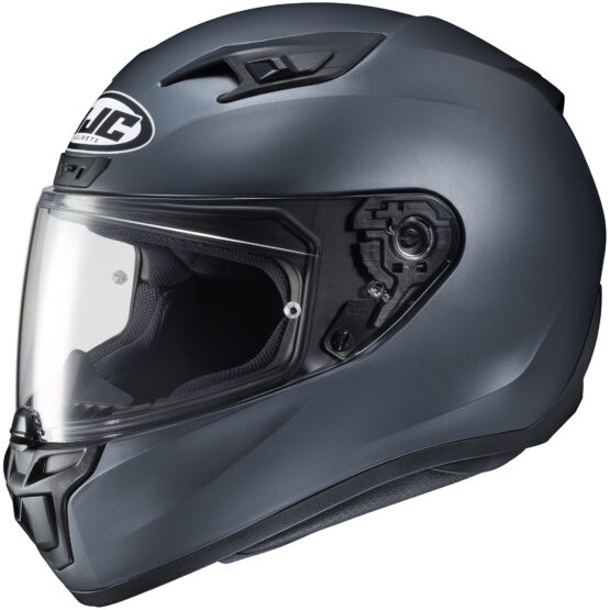 i10 Semi-Flat Anthracite Full-Face Street Motorcycle Helmet Large
