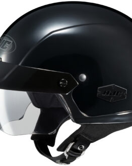 IS-Cruiser Solid Black Open-Face Half Helmet 2X-Large