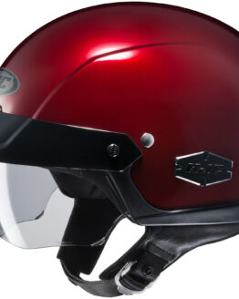 IS-Cruiser Wine Red Open-Face Half Helmet Large