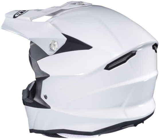 i50 Solid White Off-Road Helmet X-Small - Image 2
