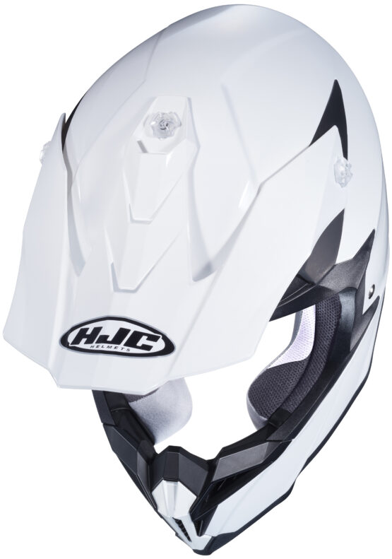 i50 Solid White Off-Road Helmet X-Small - Image 3