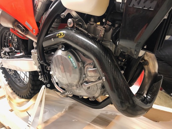 P3 MAXCoverage Carbon Fiber Heat Shield Fits 450 EXCF 500 EXCF FE450 FE501 - Image 3