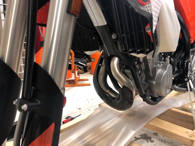 P3 MAXCoverage Carbon Fiber Heat Shield Fits 450 EXCF 500 EXCF FE450 FE501 - Image 4