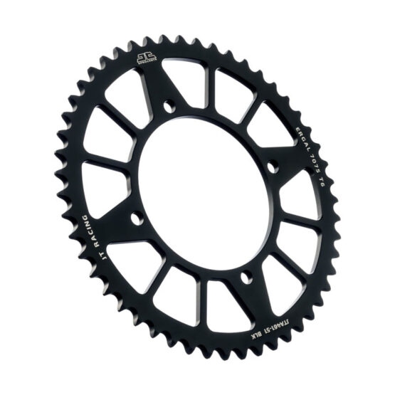 Black Aluminum Rear Sprocket - 50 Teeth 420 Pitch - Image 2