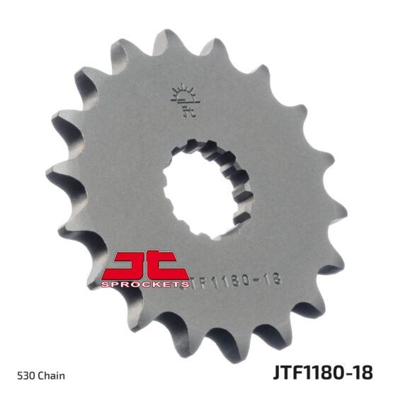 Front Steel Countershaft Sprocket w/ Rubber Damper - 18 Tooth 530 - Image 2