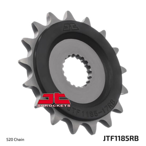 Front Steel Countershaft Sprocket w/ Rubber Damper - 17 Tooth 520 - Image 2