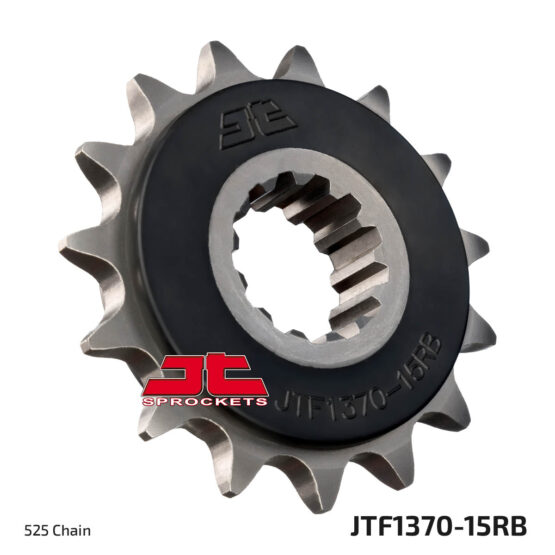 Front Steel Countershaft Sprocket w/ Rubber Damper - 15 Tooth 525 - Image 2