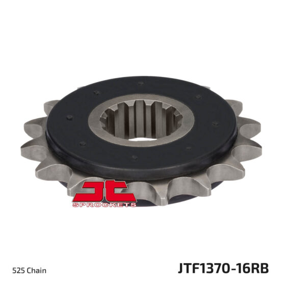 Front Steel Countershaft Sprocket w/ Rubber Damper - 16 Tooth 525 - Image 3