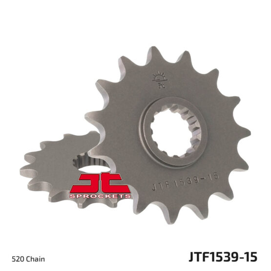 Front Steel Countershaft Sprocket - 15 Tooth 520 - Image 2