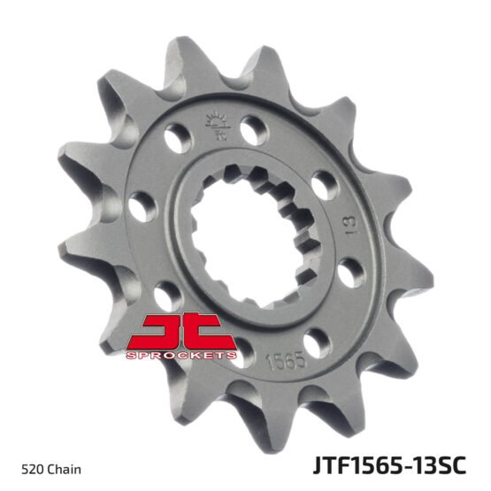 Front Steel Countershaft Sprocket Self Cleaning - 13 Tooth 520 - Image 2
