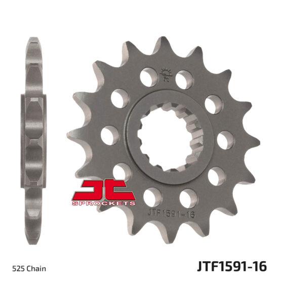 Front Steel Countershaft Sprocket - 16 Tooth 525 - Image 2