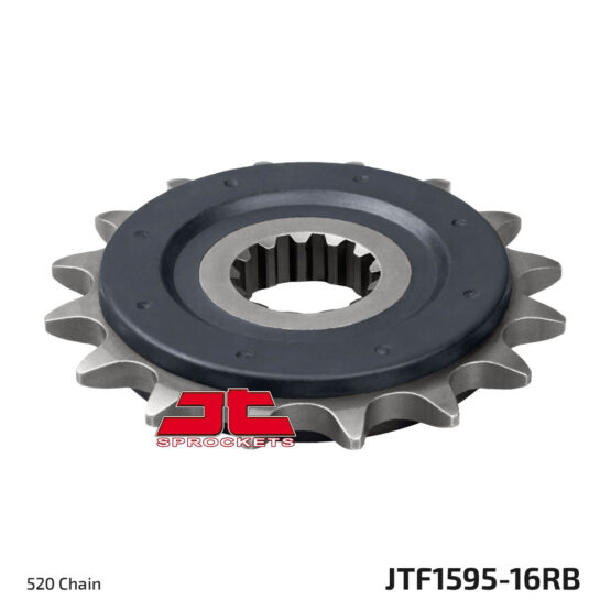 Front Steel Countershaft Sprocket w/ Rubber Damper - 16 Tooth 520 - Image 3