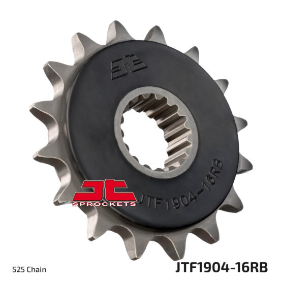 Front Steel Countershaft Sprocket w/ Rubber Damper - 16 Tooth 525 - Image 2