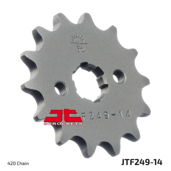 Front Steel Countershaft Sprocket - 14 Tooth 420 - Image 2