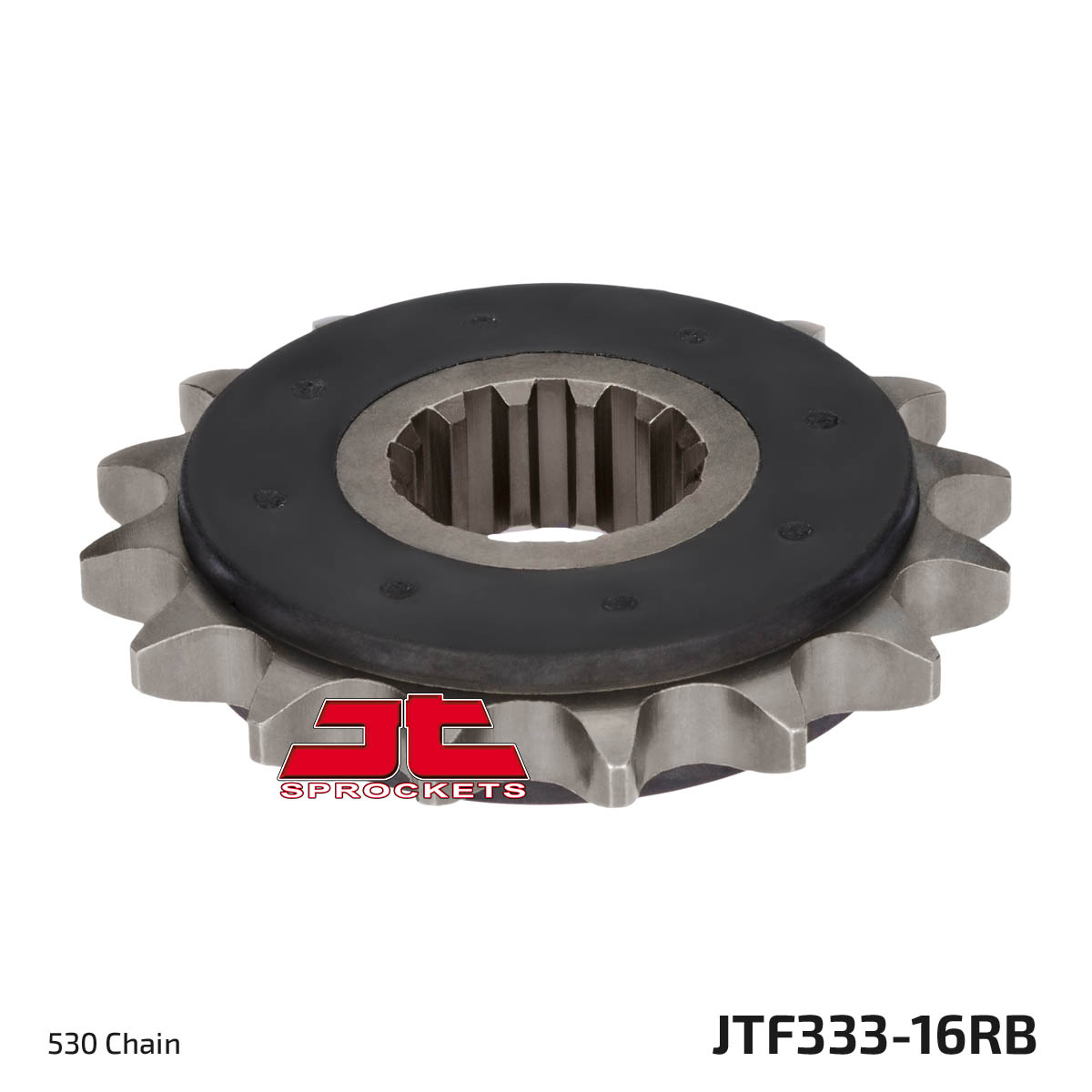 Front Steel Countershaft Sprocket w/ Rubber Damper - 16 Tooth 530 - Image 3