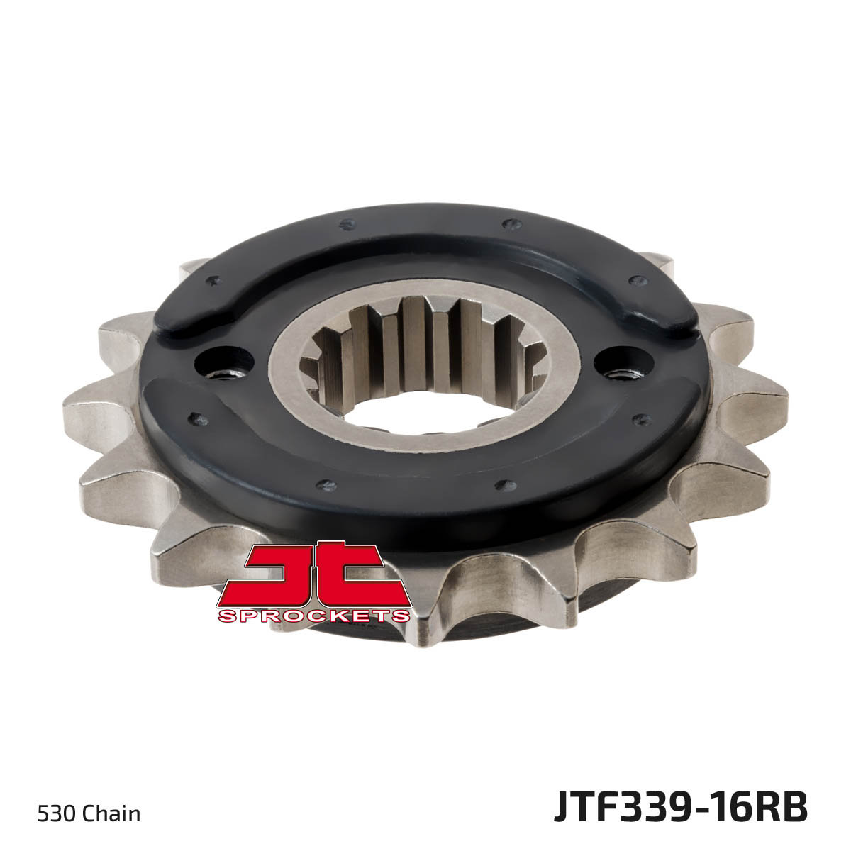 Front Steel Countershaft Sprocket w/ Rubber Damper - 16 Tooth 530 - Image 3