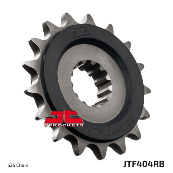 Front Steel Countershaft Sprocket - 17 Tooth 525 w/ Rubber Cushion - Image 2