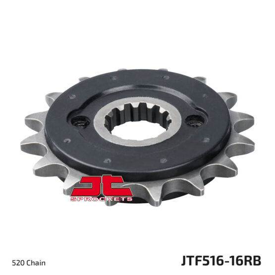 Front Steel Countershaft Sprocket w/ Rubber Damper - 16 Tooth 520 - Image 3