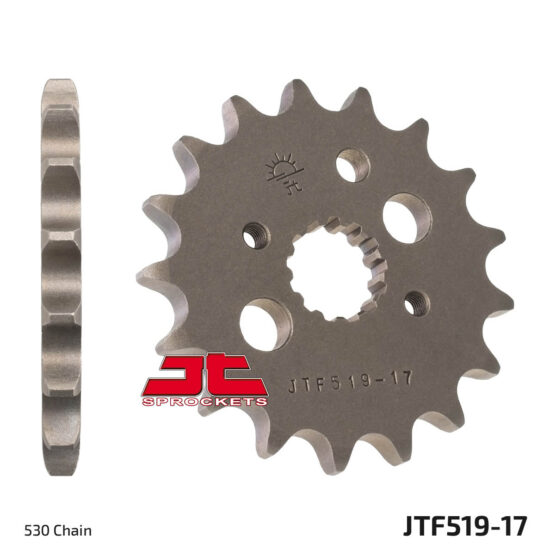 Front Steel Countershaft Sprocket - 17 Tooth 530 - Image 2