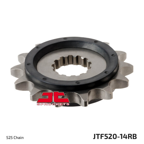 Front Steel Countershaft Sprocket w/ Rubber Damper - 14 Tooth 525 - Image 3