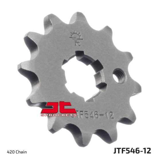 Front Steel Countershaft Sprocket - 12 Tooth 420 - Image 2