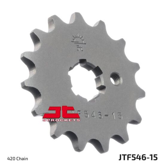 Front Steel Countershaft Sprocket - 15 Tooth 420 - Image 2